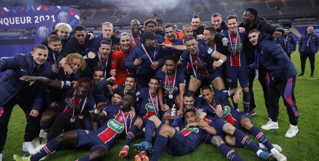 PSG foi campeão da Copa da França ao bater o Monaco na decisão