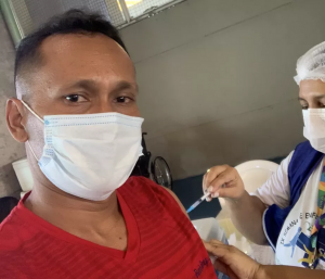 Série D: Atacante do Fast Clube é vacinado e diz: 