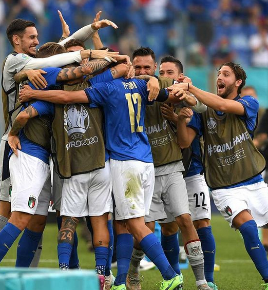 EUROCOPA: Itália vence País de Gales e avança em 1º do Grupo A ; Suíça bate Turquia