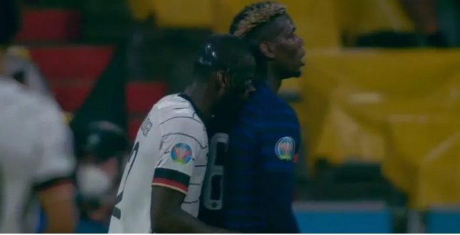 Rüdiger nega mordida em Pogba, mas lamenta incidente em jogo da Eurocopa
