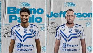 Série C: Paysandu anuncia dois experientes reforços e confirma saída de 'baladeiro'