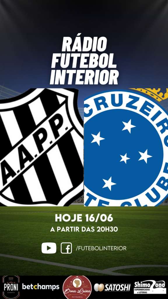 RÁDIO FI: Jornada começa às 20h30 para Ponte Preta x Cruzeiro. Confira!