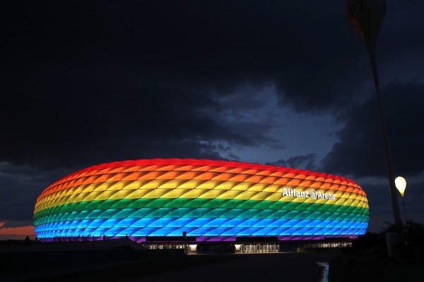 Eurocopa: Alemanha quer iluminar estádio com cores do arco-íris e Hungria critica: ‘Nocivo’