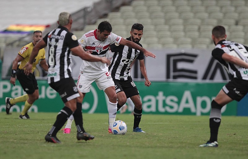 Ceará 1 x 1 São Paulo – Tricolor segue sem vencer e na zona de rebaixamento