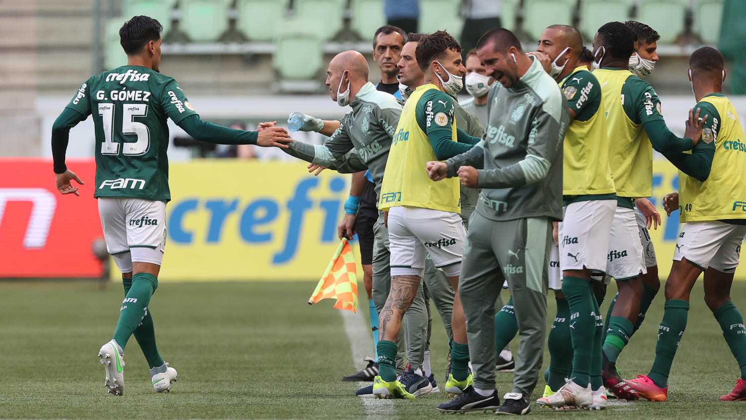 Após vitória em clássico, atacante do Palmeiras reforça bom momento: ‘Temos de aproveitar’