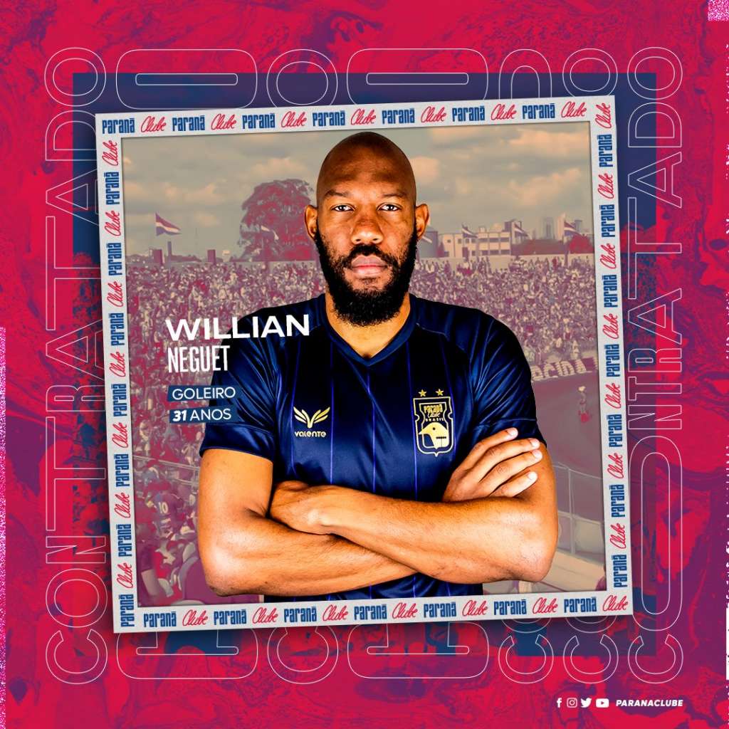 Série C: Após dispensas, Paraná anuncia chegada de goleiro ex-Sampaio Corrêa e volante de rival do Grupo A