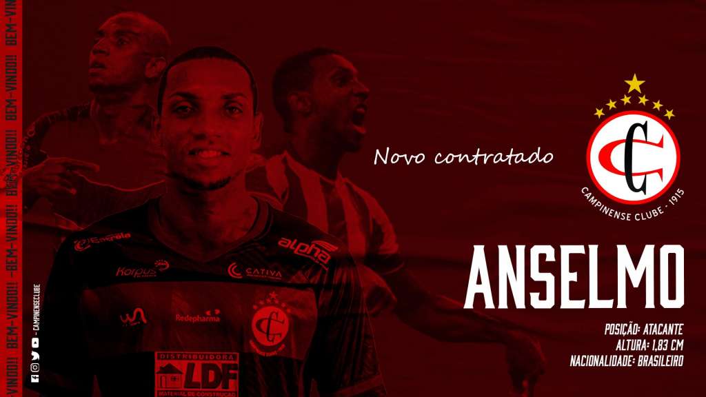 Série D: Campinense-PB anuncia atacante ex-Ponte, Fortaleza, Vasco e mais