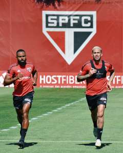 Luciano e William treinam forte e podem reforçar o São Paulo contra o Vasco
