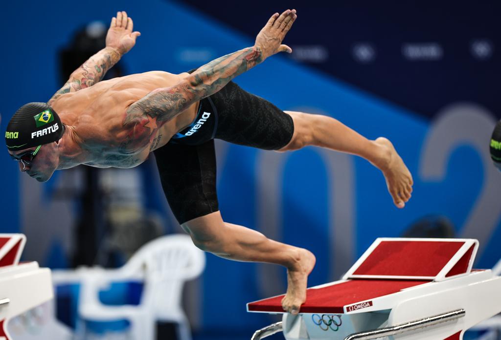 Olimpíadas: Fratus vai à final dos 50m livre com 3º melhor tempo; Dressel é o mais rápido