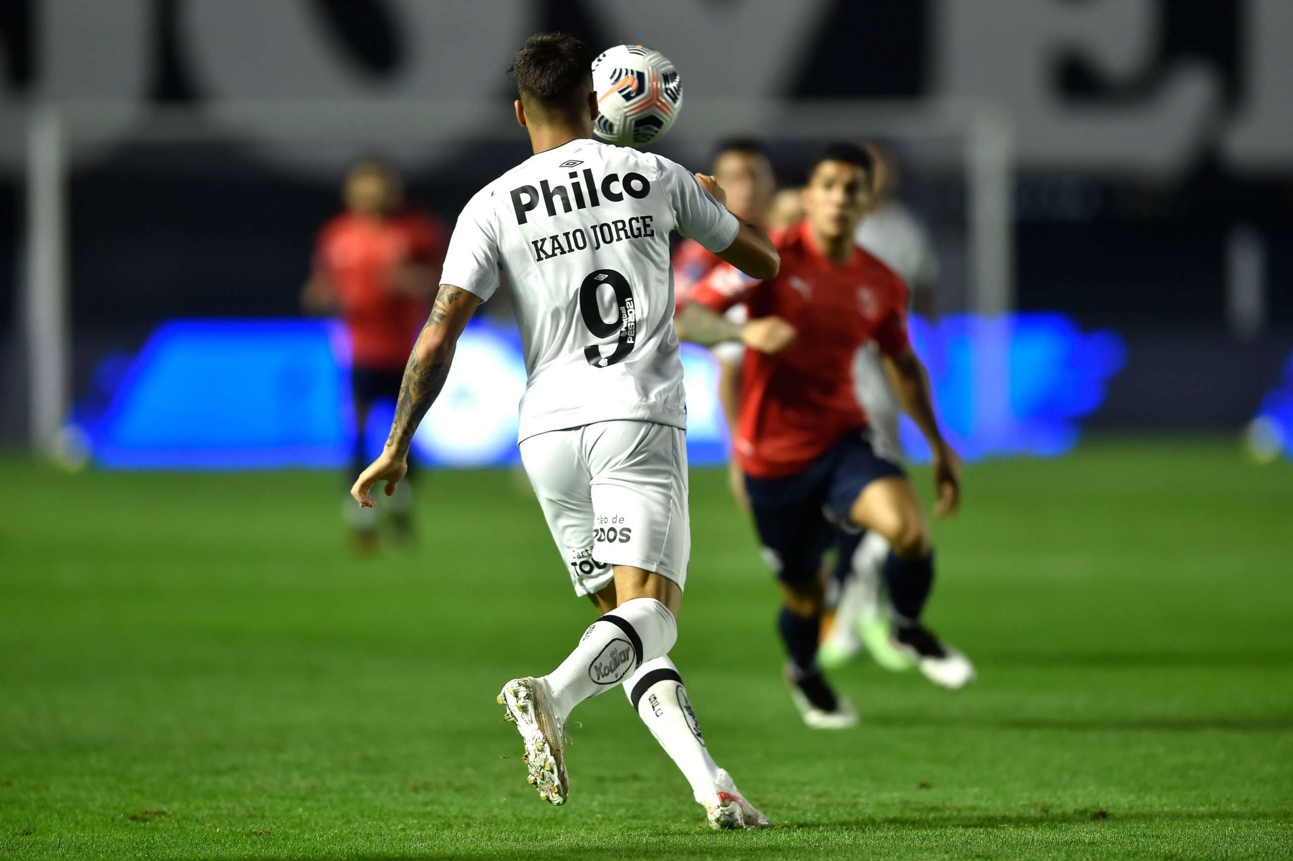 Sul-Americana: Kaio Jorge destaca a concentração para marcar o gol da vitória do Santos