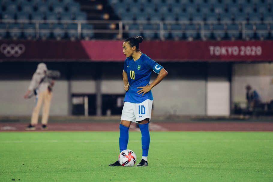 ‘Futebol feminino não acaba aqui’, diz Marta após eliminação do Brasil em Tóquio