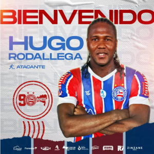 Em boa fase no Brasileirão, Bahia oficializa chegada de atacante gringo que estava na Europa