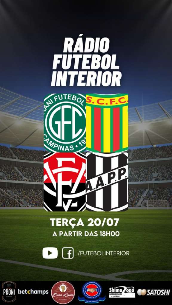 RÁDIO FI: Com Guarani e Ponte, jornada dupla começa às 18 pela Série B. Confira!