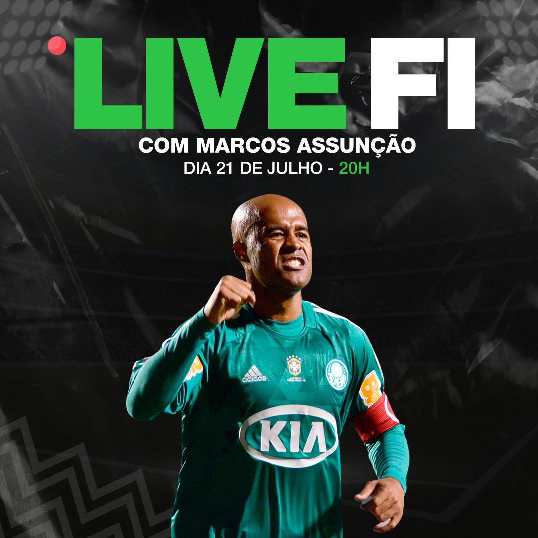 Quarta-feira é dia de Live FI no Instagram do Futebol Interior com Marcos Assunção. Confira!