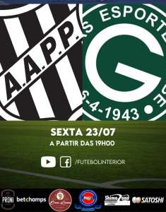 RÁDIO FI: Jornada começa às 19h nesta sexta-feira para Ponte Preta x Goiás. Confira!