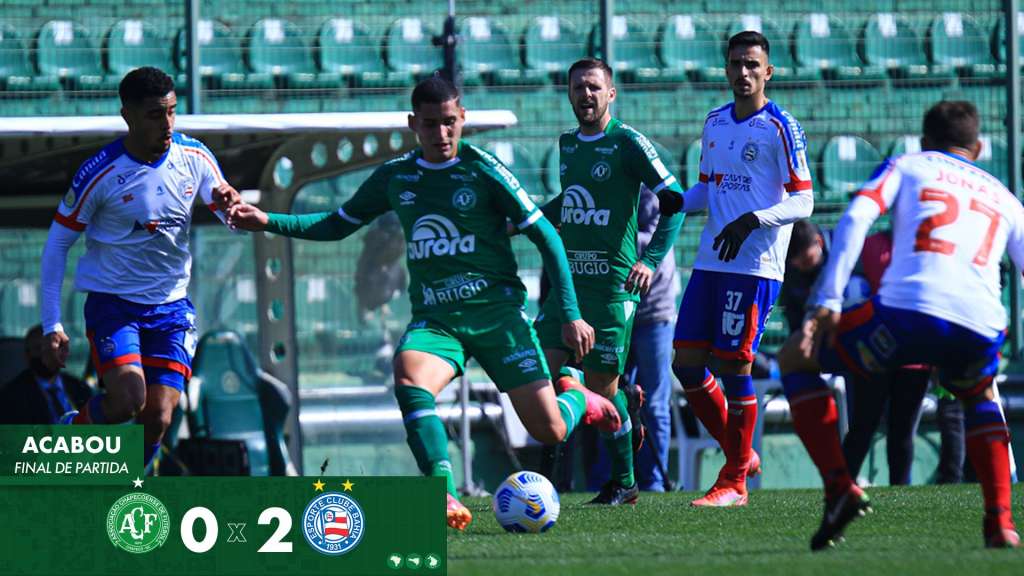 Chapecoense 0 x 2 Bahia – Gilberto marca, Tricolor vence e cola no G-4 do Brasileirão
