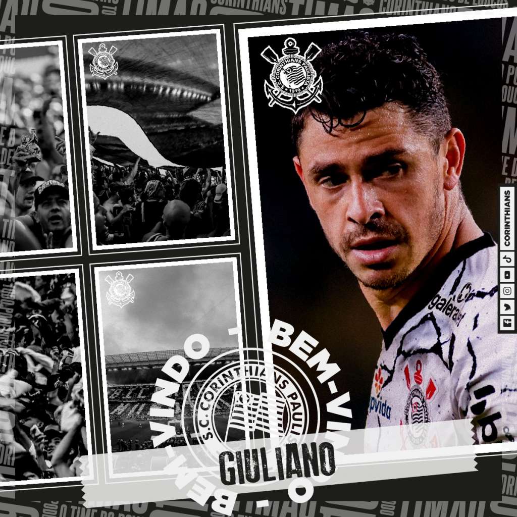 É oficial! Corinthians vence dupla Gre-Nal e confirma a chegada de Giuliano