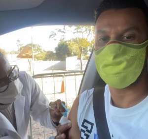 Série B: Aos 36 anos, volante do Cruzeiro toma a primeira vacina contra a Covid-19