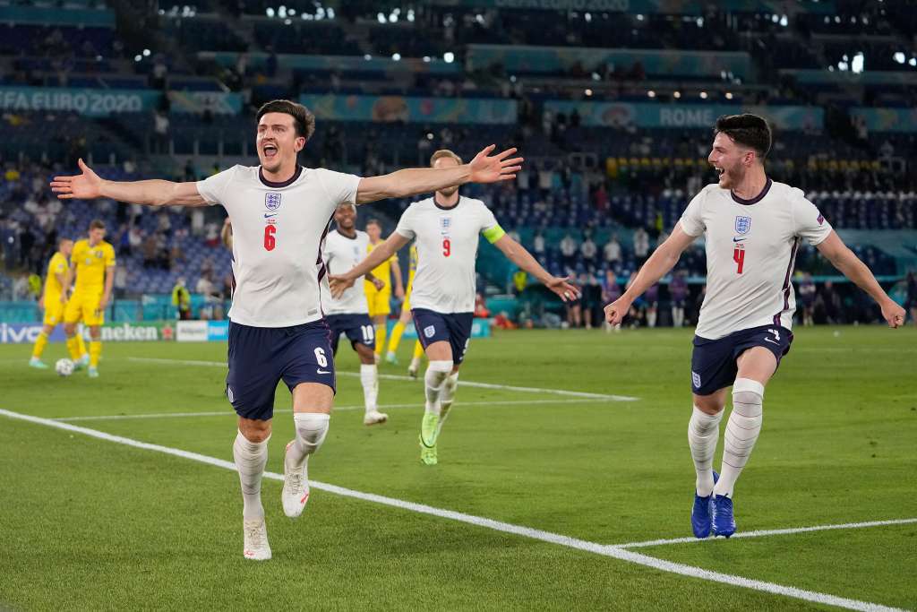 EUROCOPA: Com dois de Kane, Inglaterra passeia contra Ucrânia e avança à semifinal