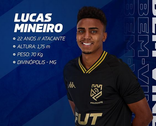 Segundona: Grêmio Prudente anuncia atacante da base do Atlético-MG