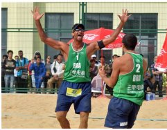 Vôlei de praia: Brasil avança com duas duplas no Grand Slam de Roma
