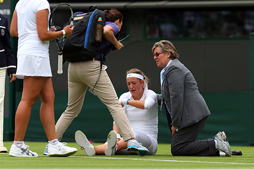 Tênis: Após se lesionar em vitória, Azarenka deixa Wimbledon