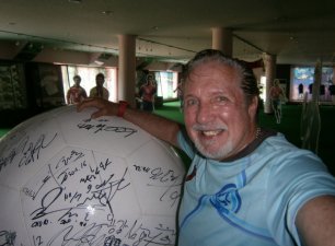 Luís Flávio Buongermino comemora classificação do Pohang Steelers