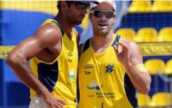 Vôlei de Praia: Invictos, Bruno/Pedro e Alison/Emanuel lideram na Suíça