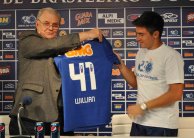 Atacante Willian treina no Cruzeiro pela primeira vez