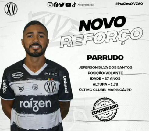 Copa Paulista: XV de Piracicaba anuncia volante ex-Grêmio como novo reforço