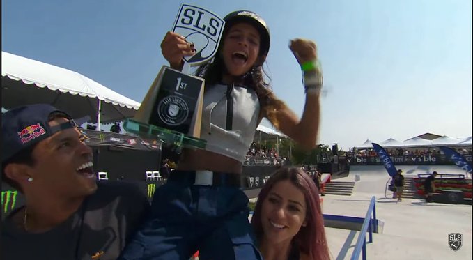 Rayssa Leal vence etapa de Salt Lake City do Mundial de skate street