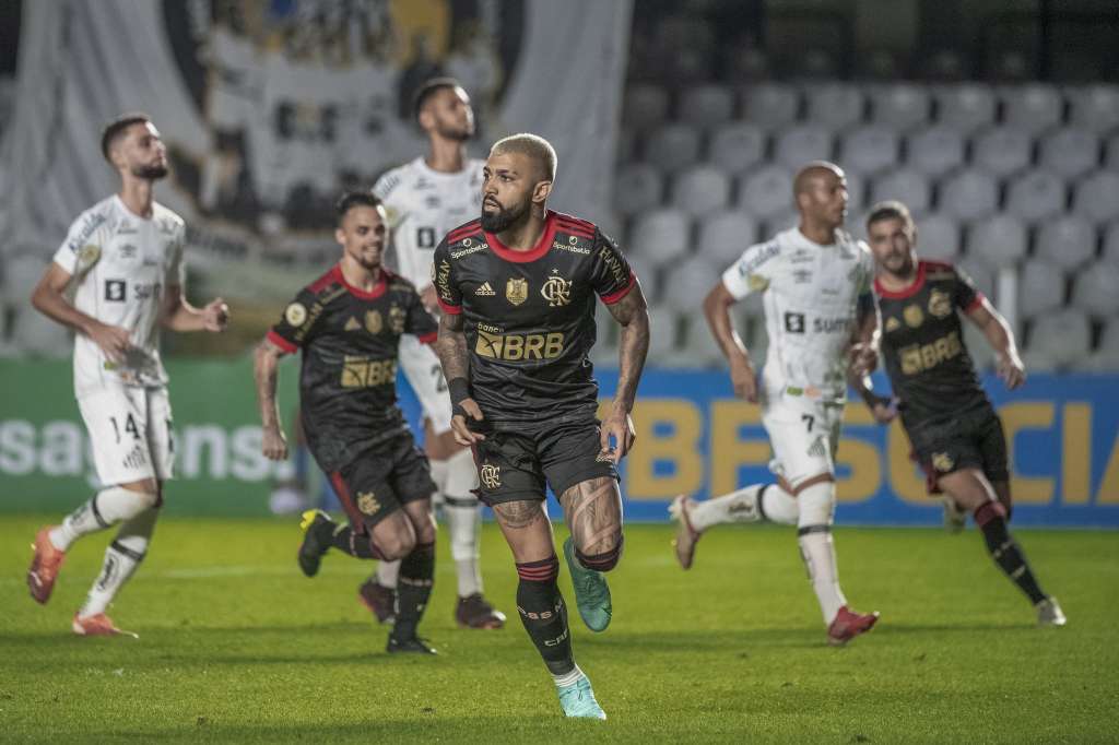Santos 0 x 4 Flamengo – Peixe leva três gols de Gabigol e é goleado na Vila Belmiro
