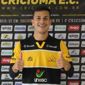 Série C: Criciúma apresenta volante Renan Areias que fala em acesso: 'Nosso grande objetivo'