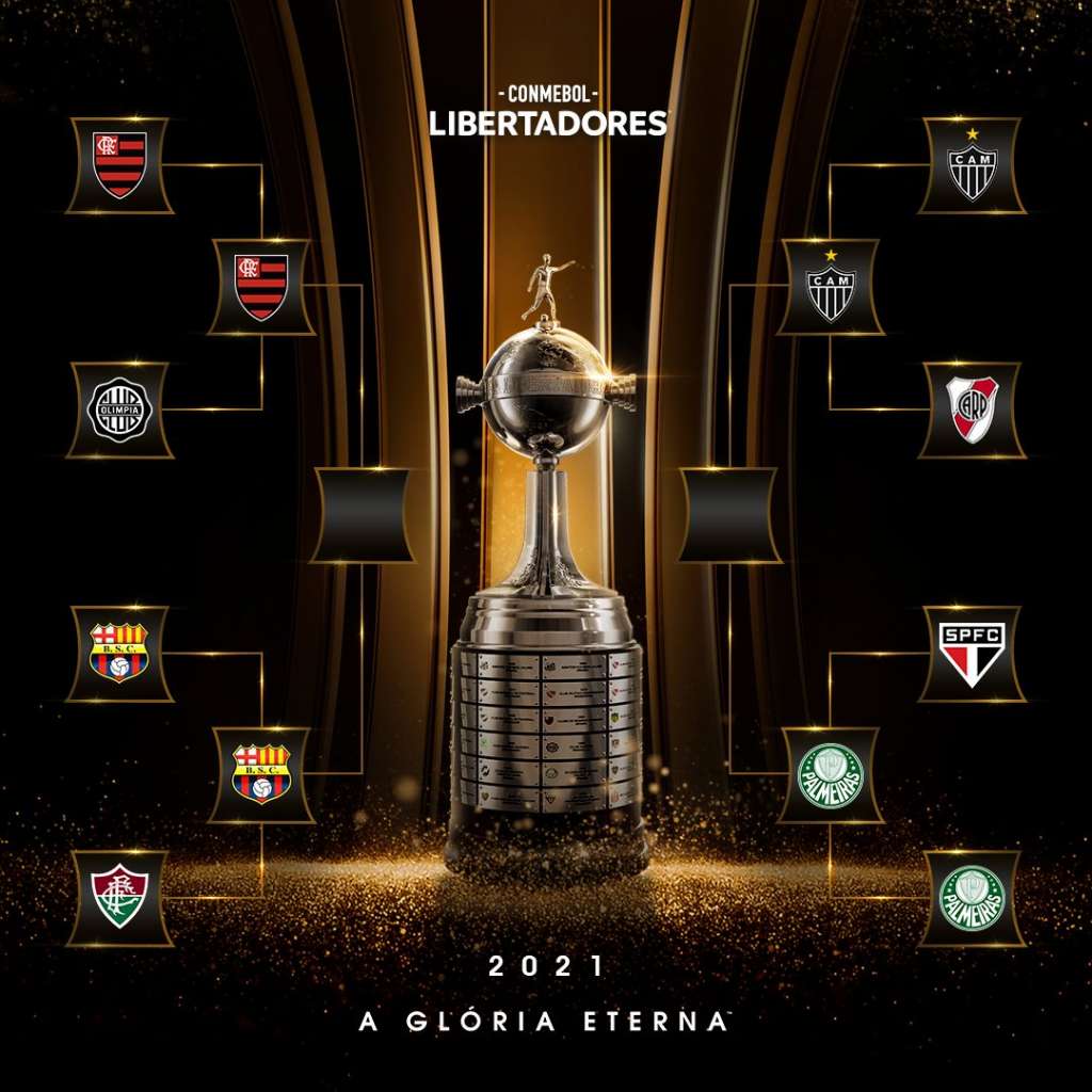 Libertadores: Palmeiras e Atlético-MG abrem as semifinais no fim de setembro