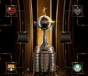 Libertadores: Palmeiras e Atlético-MG abrem as semifinais no fim de setembro