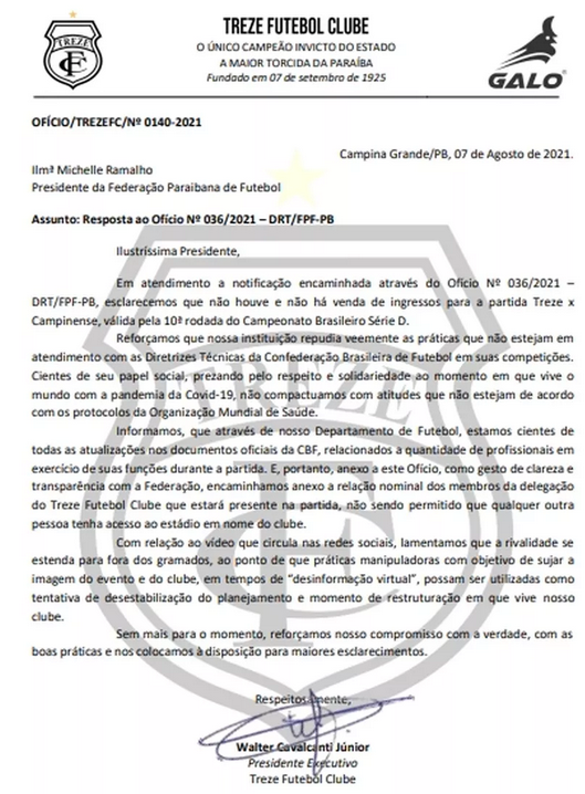 Série D: Ministério Público investigará denúncia sobre venda de ingressos do Treze-PB 3 Screenshot 2 1