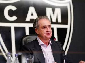Sem concorrência, Sérgio Coelho é reeleito presidente do Atlético-MG por mais três anos
