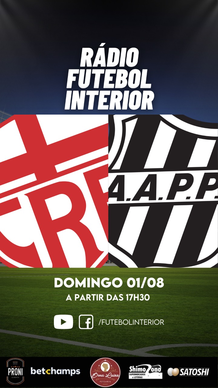 RÁDIO FI: Jornada deste domingo começa às 17h30 para CRB x Ponte Preta. Confira!