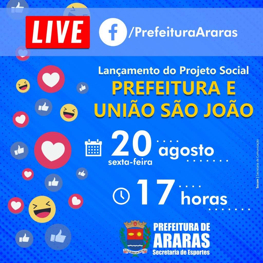 União São João promove live para anunciar retomada nas atividades