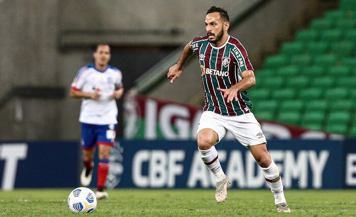 Yago Felipe em ação pelo Fluminense bahia