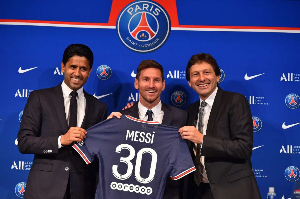 Presidente do PSG cutuca Mbappé e garante seguir Fair Play Financeiro com Messi