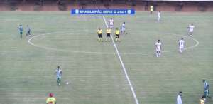 Falta de policiamento atrasa início de jogo da Série D do Brasileirão