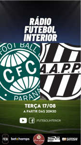 RÁDIO FI: Jornada começa essa terça às 20h30 para Coritiba x Ponte Preta. Confira!