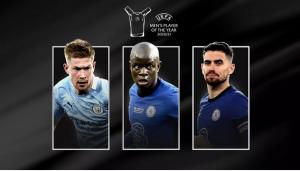 Jorginho, De Bruyne e Kanté são os finalistas da Uefa ao melhor jogador da Europa