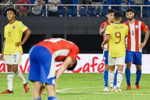 ELIMINATÓRIAS: Paraguai e Colômbia empatam em confronto direto no Defensores del Chaco