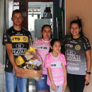 FC Cascavel-PR apoia campanha de arrecadação de fundos para tratamento de torcedora mirim