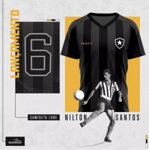 Série B: Botafogo lança linha de produtos em homenagem a Nilton Santos