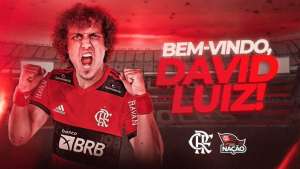 É oficial! Com contrato até o fim de 2022, Flamengo anuncia David Luiz como novo reforço