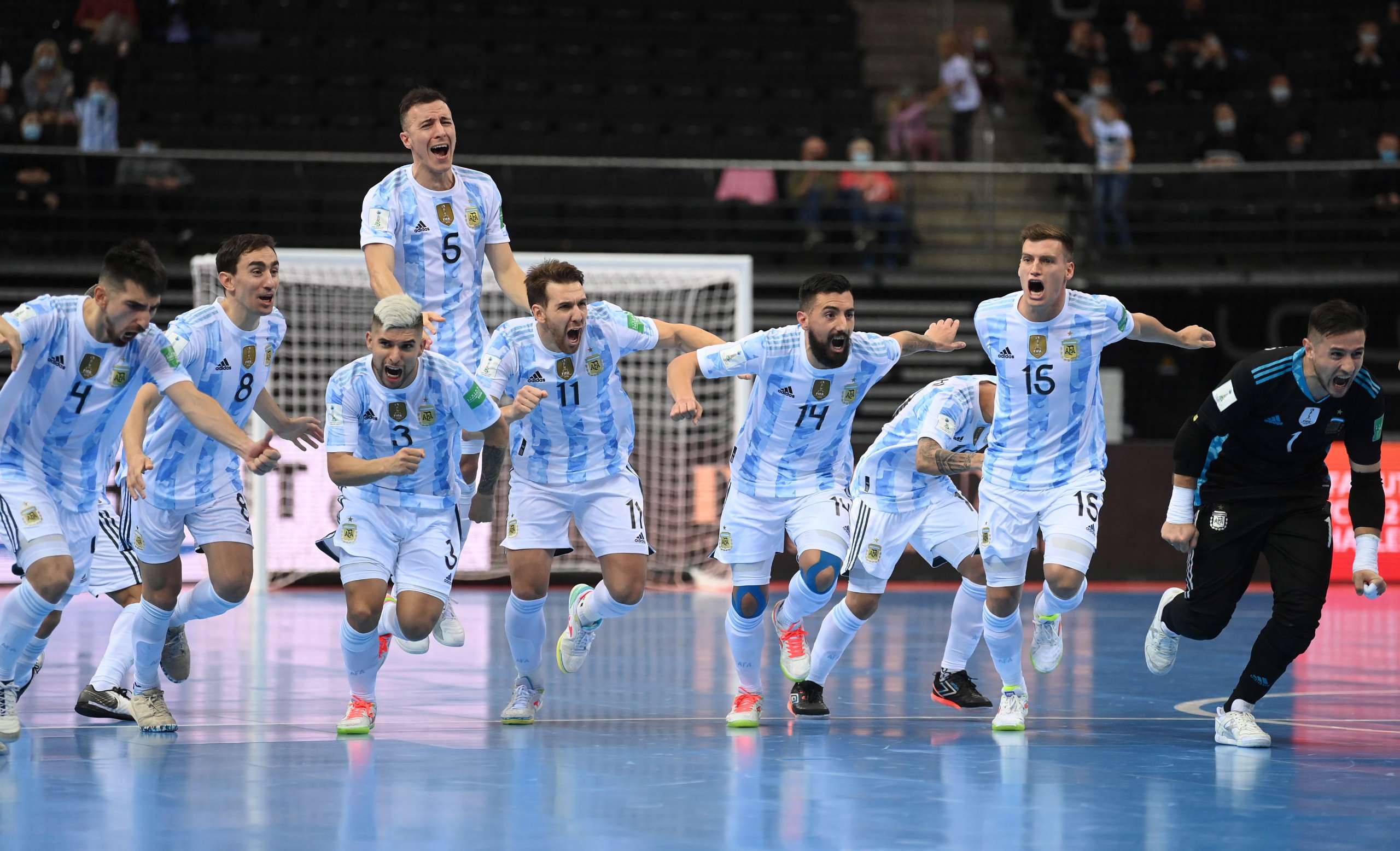 Argentina bate a Rússia e encara o Brasil nas semifinais do Mundial de Futsal