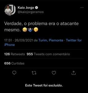 Kaio Jorge explica post polêmico em derrota do Santos: 'Direcionado à diretoria'
